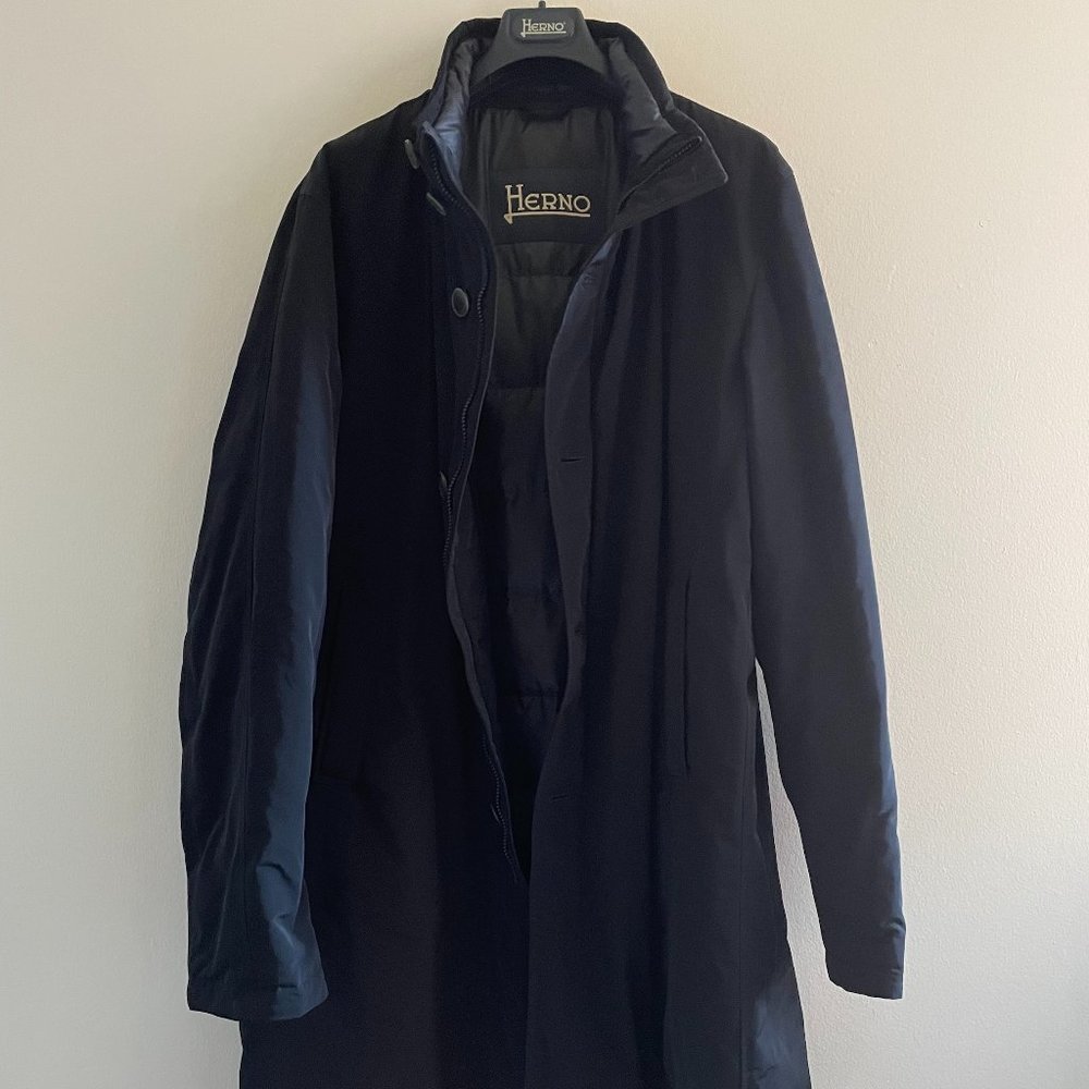 Men's Herno Winter Coat - Size XL